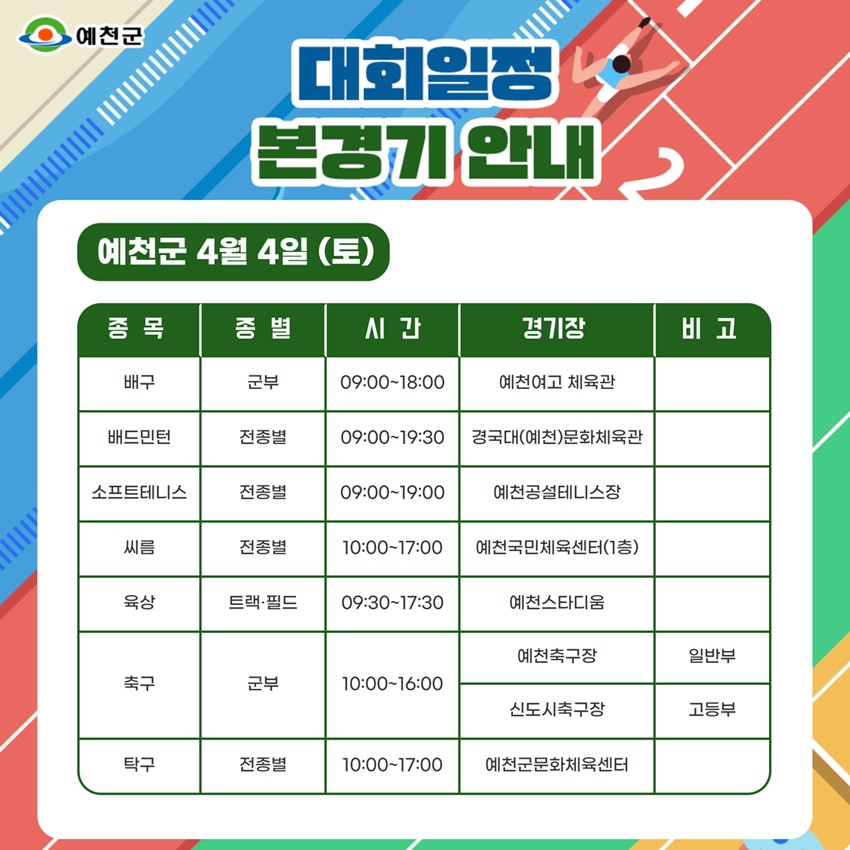 5.2026 제64회 경북도민체육대회 개최 안내